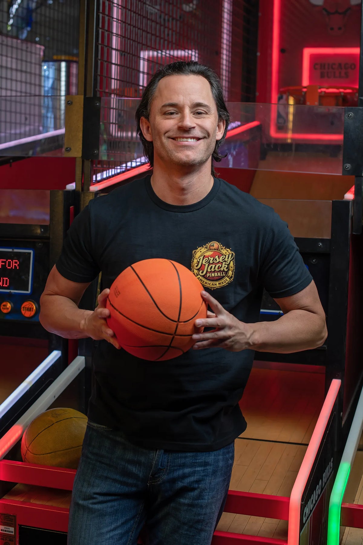 Made In America Jersey Jack Pinball T Shirt