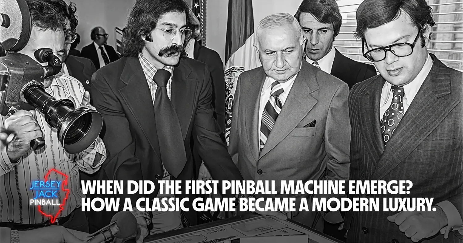 When Did The First Pinball Machine Emerge?