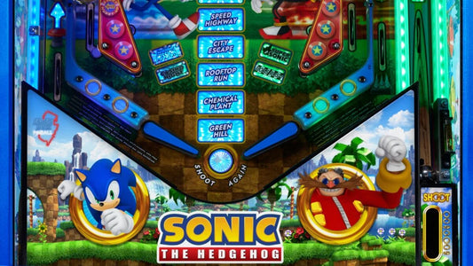 PINBALL PIVOTS TO MILLENNIAL NOSTALGIA AND GIVES SONIC A $10,000 MACHINE OF HIS OWN