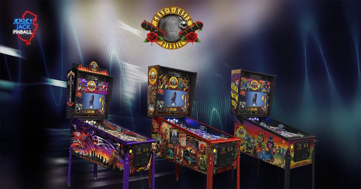 Guns N' Roses Pinball | Jersey Jack Pinball | Buy Direct