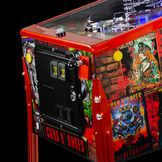 Powder Coating Pinball Rails Guns N' Roses Limited Edition | Store | Jersey Jack Pinball