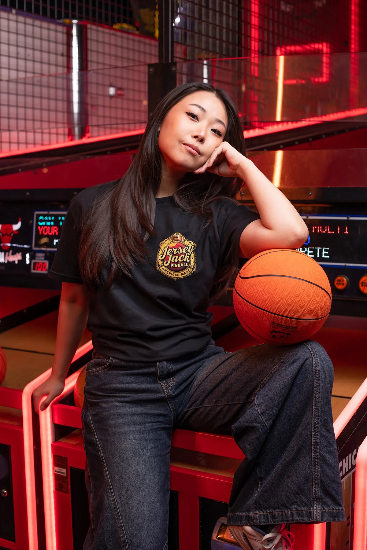 Made In America Jersey Jack Pinball T Shirt