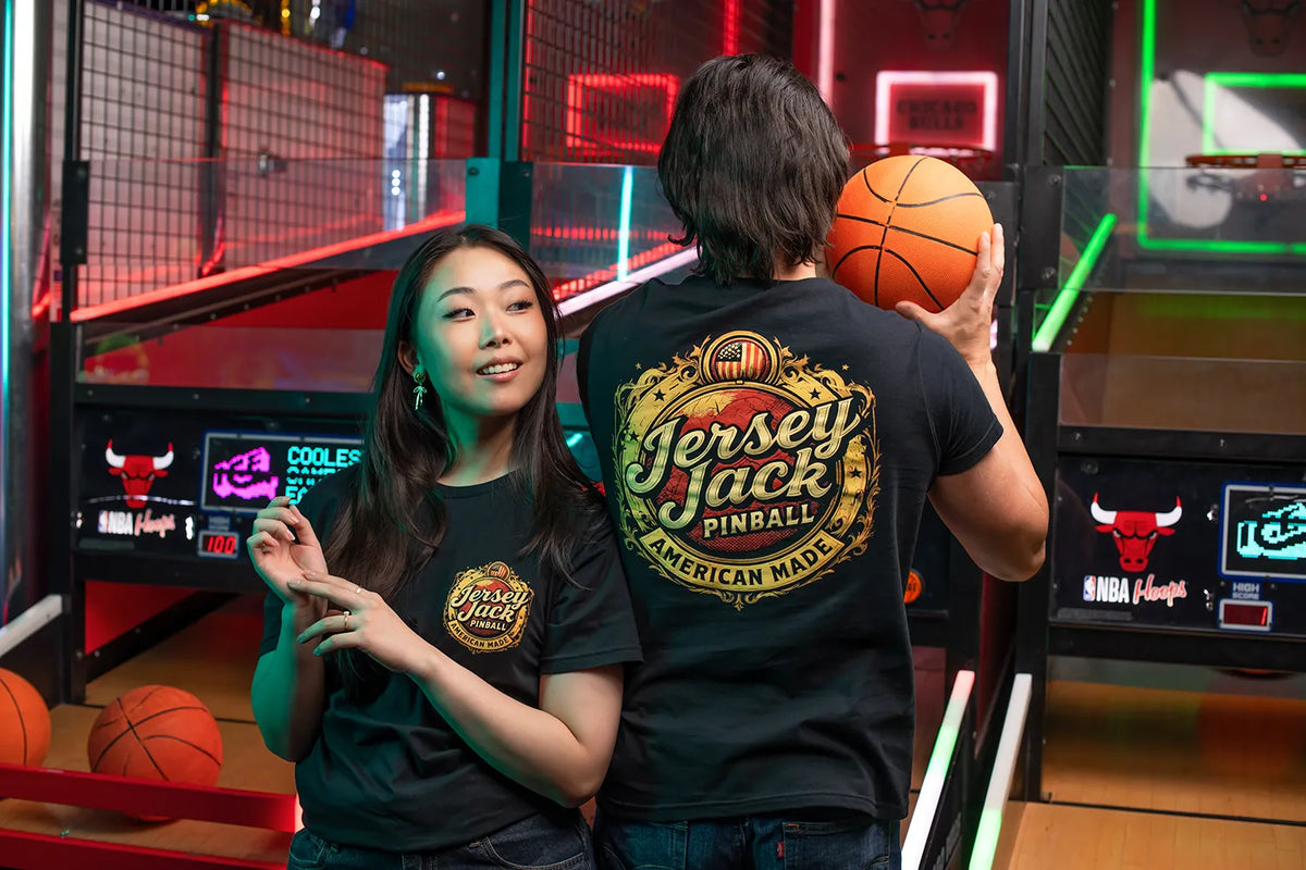 Made In America Jersey Jack Pinball T Shirt