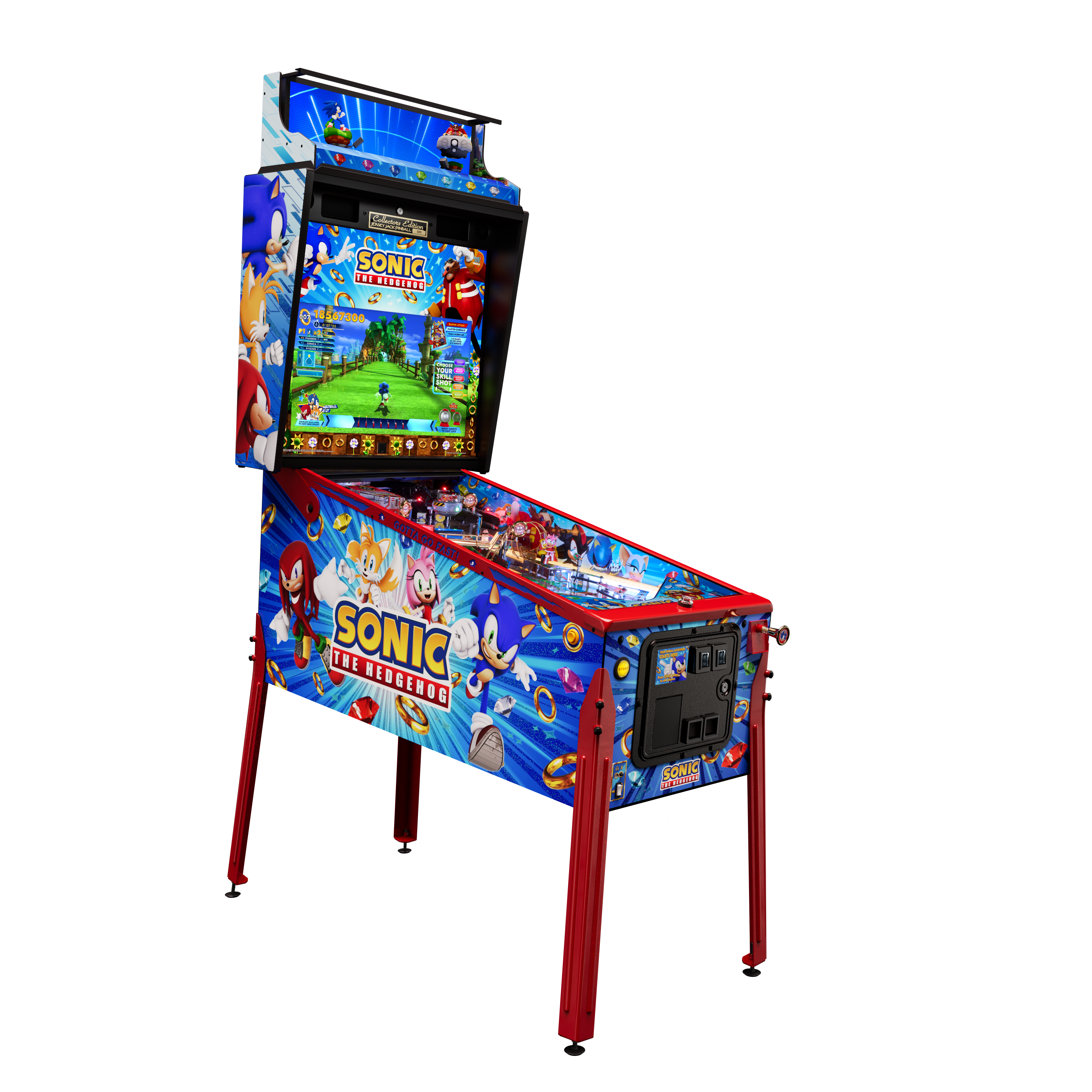 Jersey Jack Sonic the Hedgehog pinball machine Collector's Edition