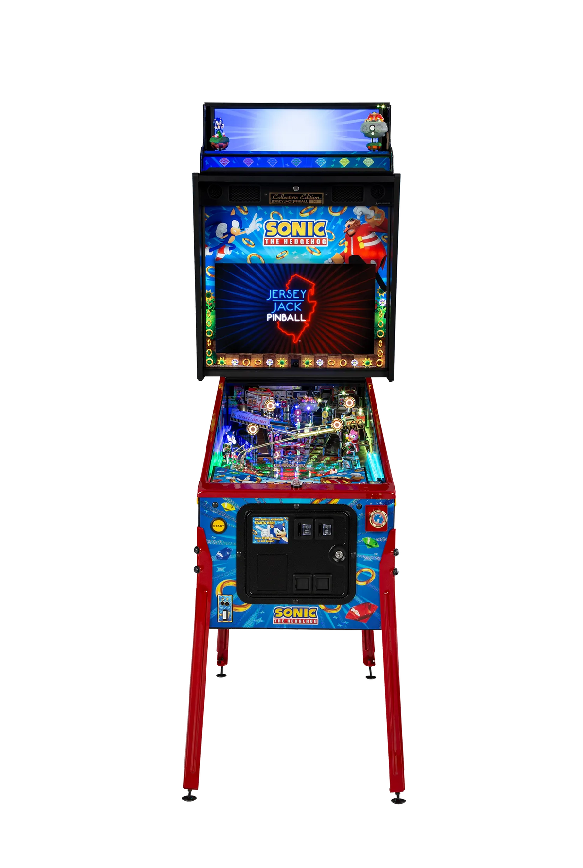 Sonic pinball cabinet, 360 degree view