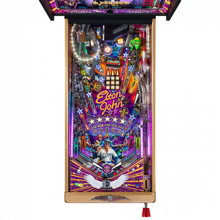 Elton John Pinball Game Collector's Edition Cabinet Right